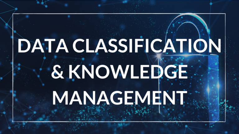 Data Classification and Knowledge Management