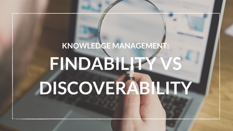 Findability vs Discoverability