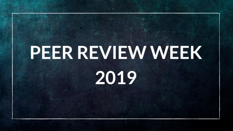 Peer Review Week 2019