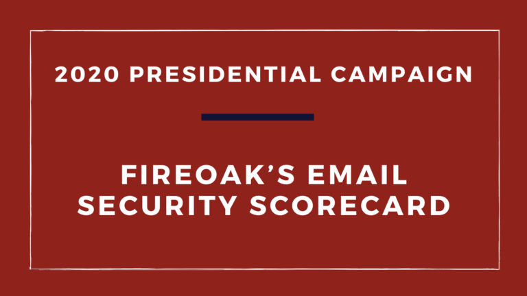 2020 Presidential Campaign Email Security Scorecard