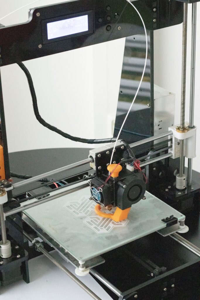 3D printer printing an object