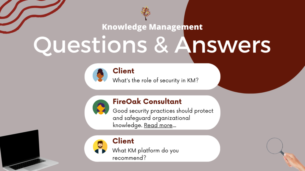 Knowledge Management FAQ (FireOak Strategies)