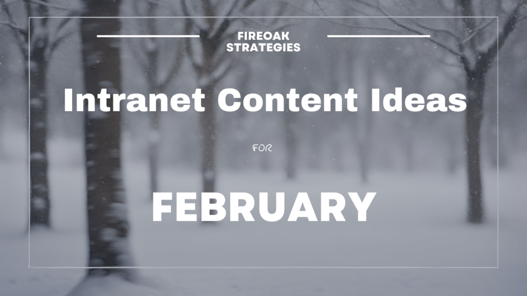 mid-winter February intranet content image